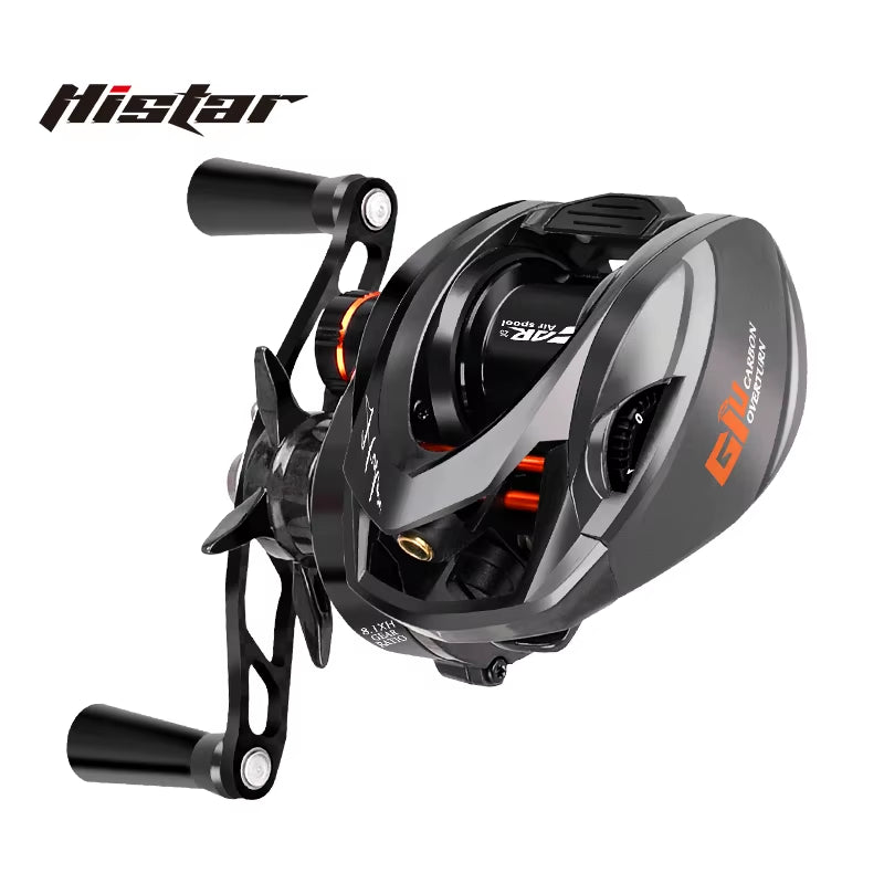 Giu 99 Carbon BFS NMB SIC BB 3D Dynamic Suspension Magnetic Brake 8.1:1 Ratio 4KG Drag Power Baitcasting Fishing Reel