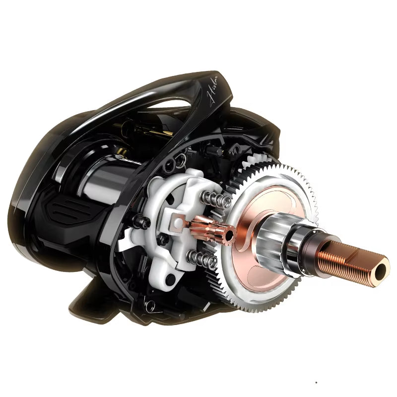 Giu 99 Carbon BFS NMB SIC BB 3D Dynamic Suspension Magnetic Brake 8.1:1 Ratio 4KG Drag Power Baitcasting Fishing Reel