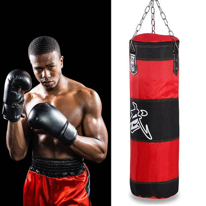 Schwerer Boxsack mit Deckenhaken und Stahlkette für Fitnesstraining, MMA, Kickboxen, Muay Thai, Karate und Taekwondo