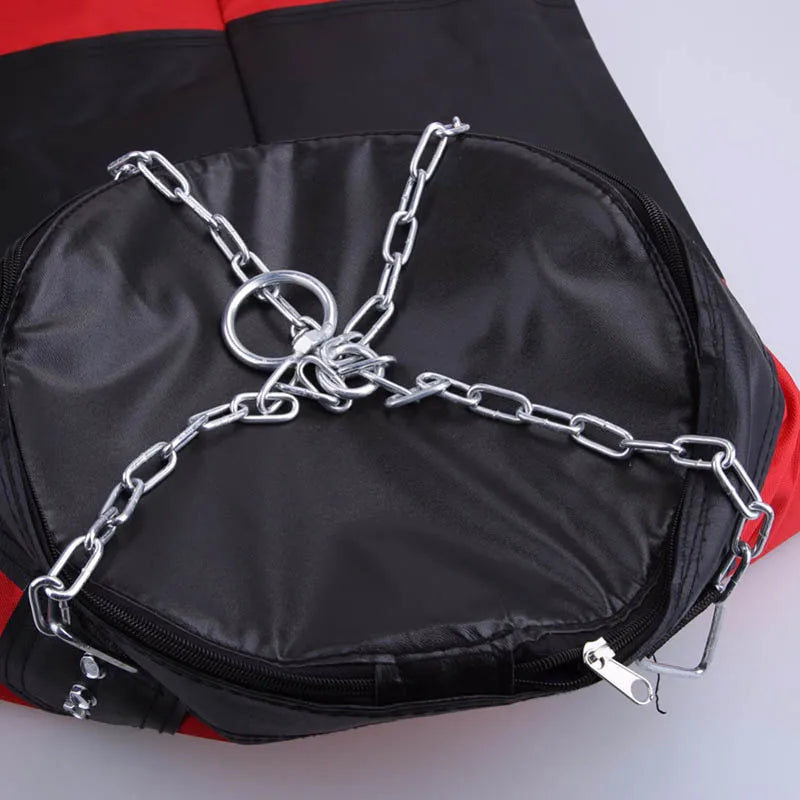 Schwerer Boxsack mit Deckenhaken und Stahlkette für Fitnesstraining, MMA, Kickboxen, Muay Thai, Karate und Taekwondo