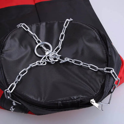 Schwerer Boxsack mit Deckenhaken und Stahlkette für Fitnesstraining, MMA, Kickboxen, Muay Thai, Karate und Taekwondo