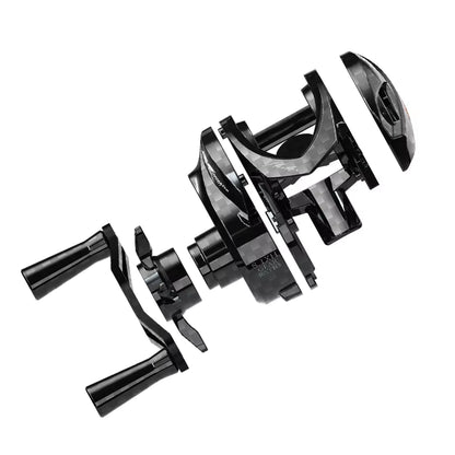 Giu 99 Carbon BFS NMB SIC BB 3D Dynamic Suspension Magnetic Brake 8.1:1 Ratio 4KG Drag Power Baitcasting Fishing Reel